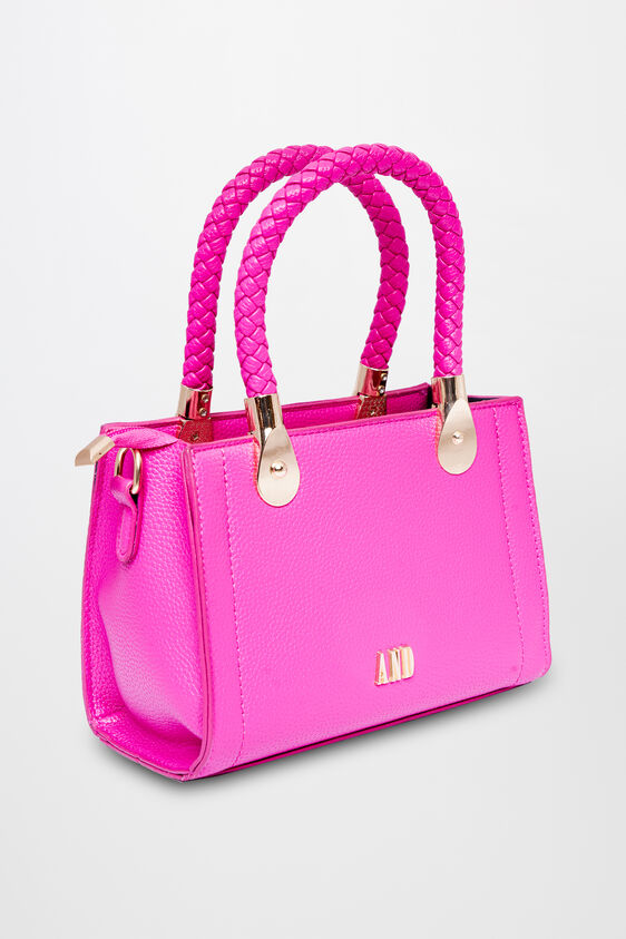 Pink Regular Textured Sling Bag, , image 2
